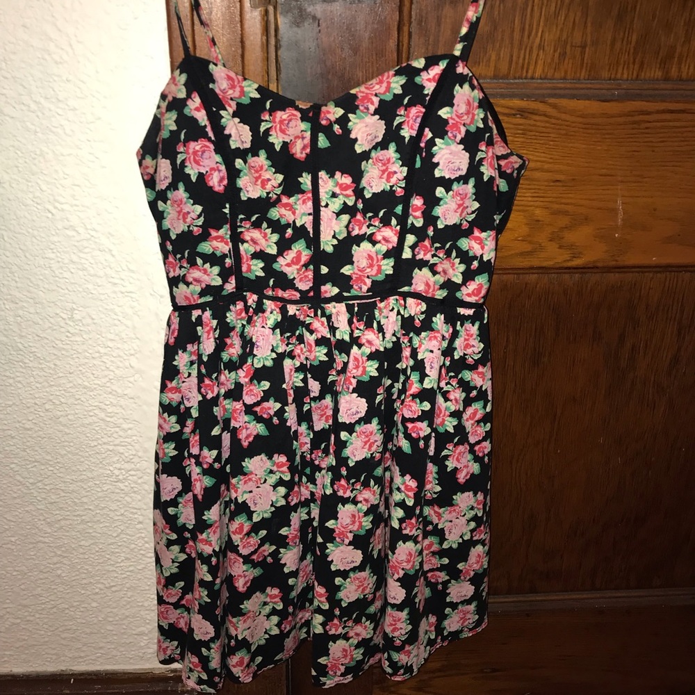 Flirty floral spring dress